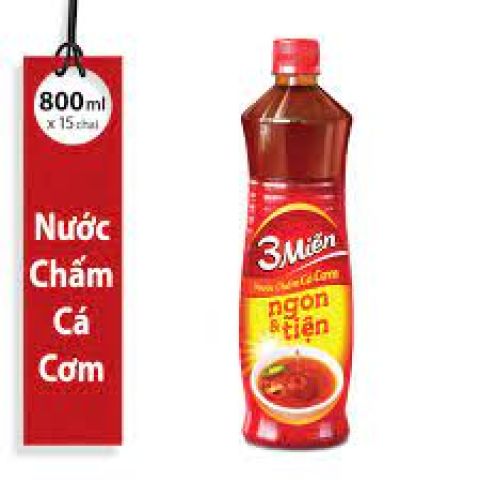 Nước mắm 3 miền chai 800ml