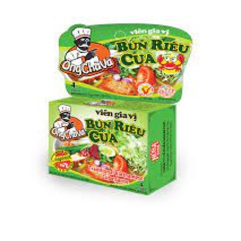 VIÊN GIA VỊ NẤU BÚN RIÊU CUA ÔNG CHÀ VÀ 75g